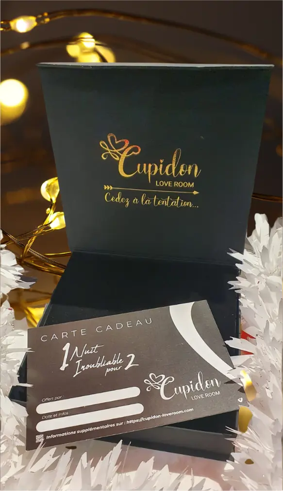 Coffret carte cadeau Cupidon Love Room